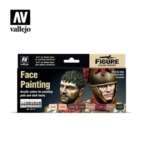 Model Color Face Painting Set