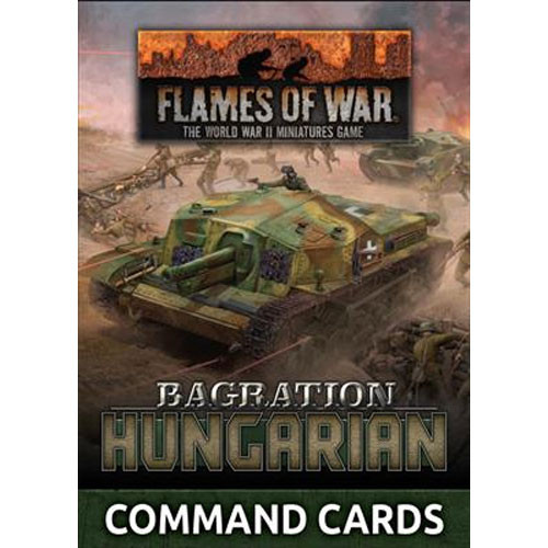 Flames of War Bagration Hungarian Command Cards