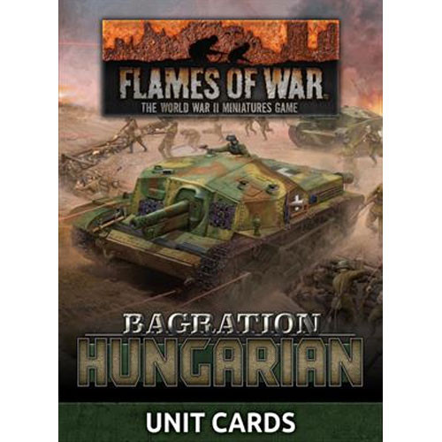 Flames of War Bagration Hungarian Unit Cards