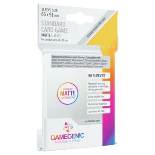 Gamegenic: Matte Standard Boardgame/Cardgame Sleeves (50)