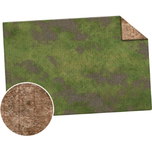 Monster Scenery: 6x4 Double Sided Game Mat With Grid