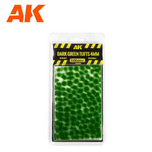 AK Dark Green Tufts 4mm