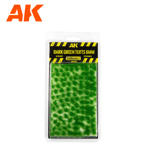 AK Dark Green Tufts 6mm