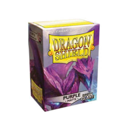 Dragon Shield: Purple Matte Non-Glare 100 CT