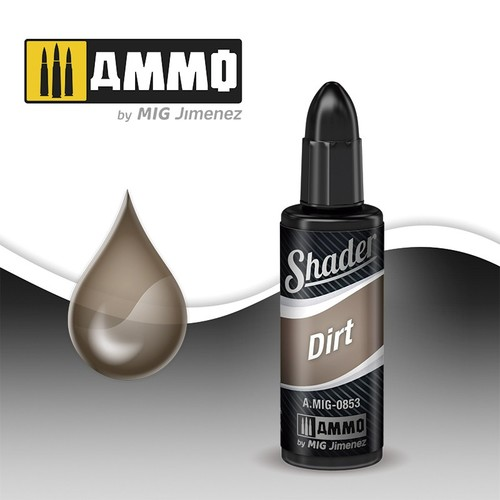 Ammo Mig Acrylic Shader 10ml Dirt Shader