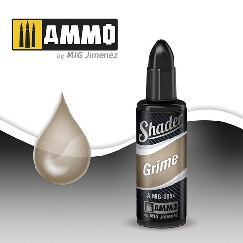 Ammo Mig Acrylic Shader 10ml Grime Shader