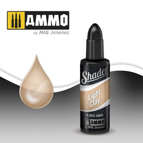Ammo Mig Acrylic Shader 10ml Light Clay Shader