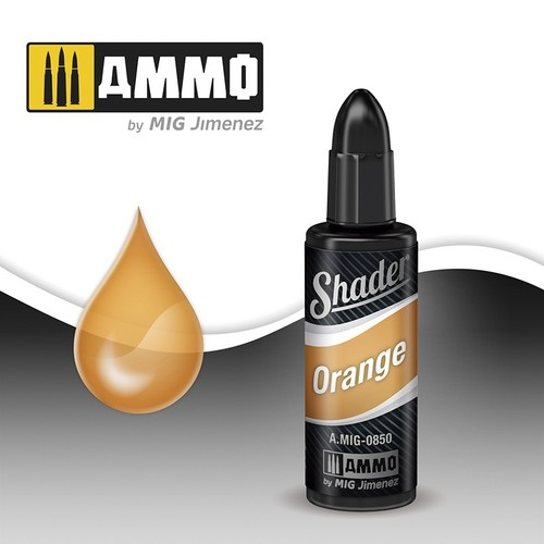 Ammo Mig Acrylic Shader 10ml Orange Shader