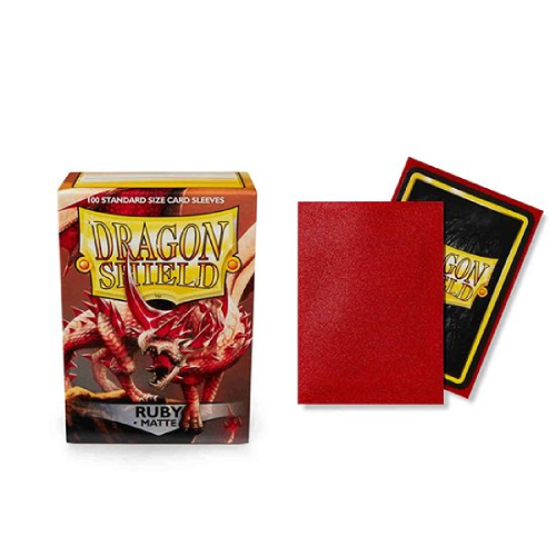 Dragon Shield: Ruby Matte Sleeves (100) Standard