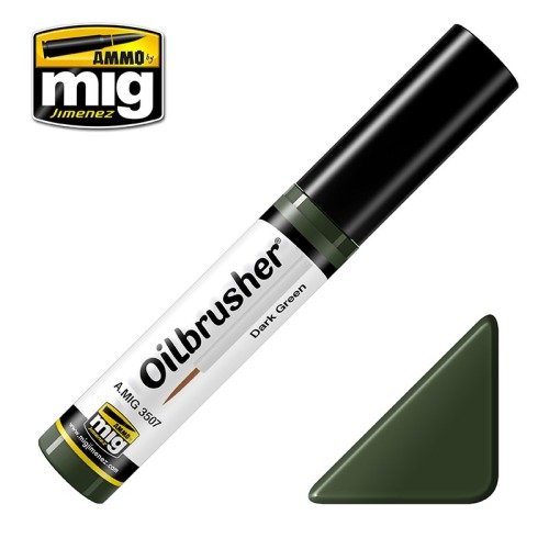 Ammo Mig Oilbrusher Dark Green
