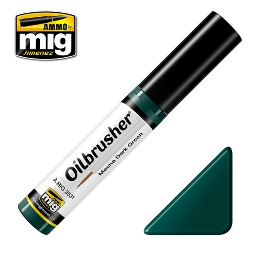 Ammo Mig Oilbrusher Mecha Dark Green