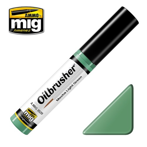 Ammo Mig Oilbrusher Mecha Light Green