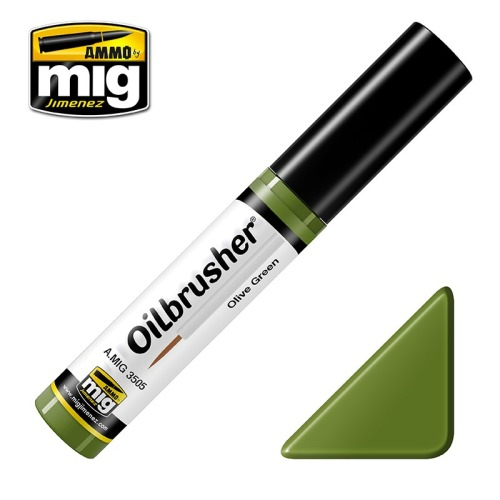 Ammo Mig Oilbrusher Olive Green