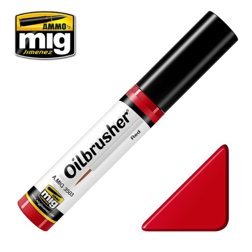 Ammo Mig Oilbrusher Red