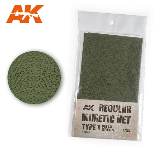 AK Interactive Regular Camouflage Net Type 1 Field Green