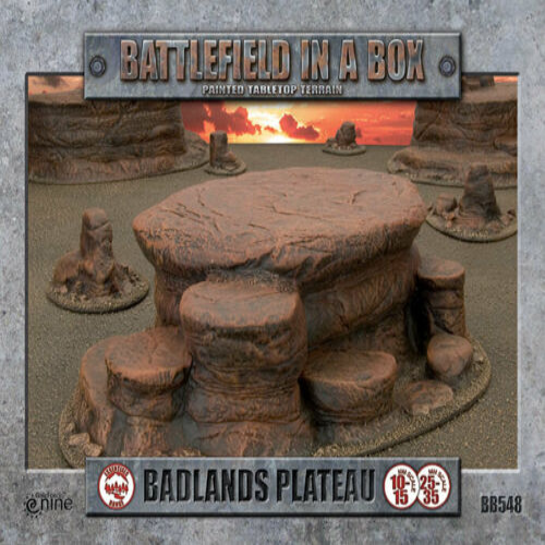 Badlands Plateau - Battlefield in a Box Pre-Painted Terrain