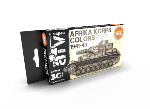 AK Interactive 3G Afrika Korps Colors Set