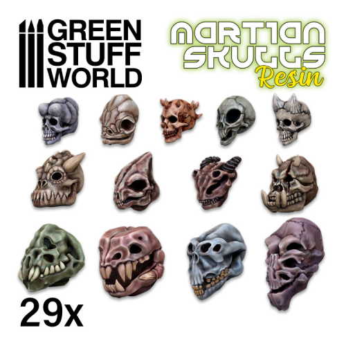 GSW- Resin Alien Skulls Pack