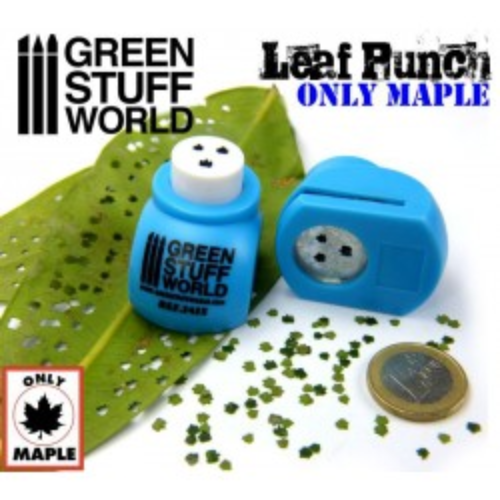 GSW- Medium Blue Leaf Punch