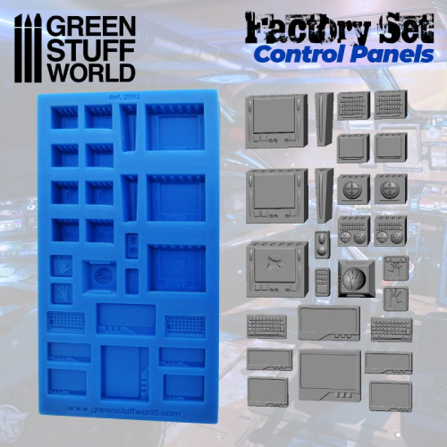GSW Factory Set: Control Panels Silicone Molds
