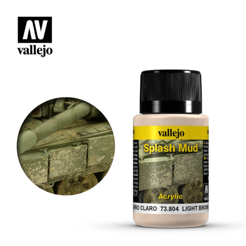 Vallejo Environments: Light Brown Splash Mud 40ml