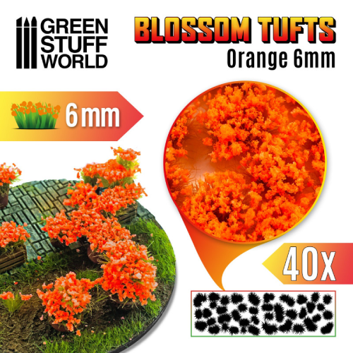 GSW- Orange Blossom Tuft 6mm