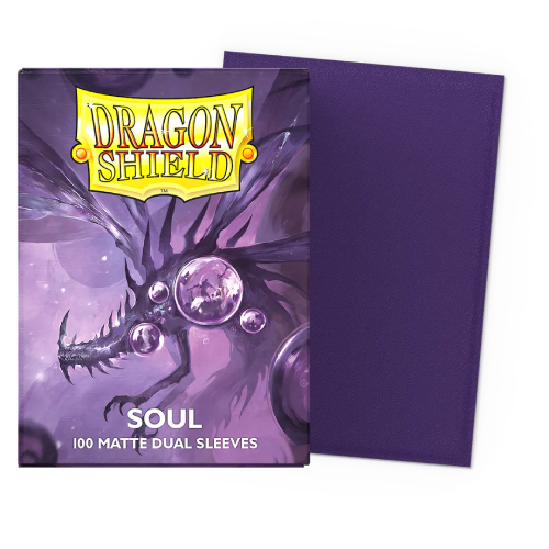 Dragon Shield Soul (Metallic Purple) Matte Dual Sleeves: 100