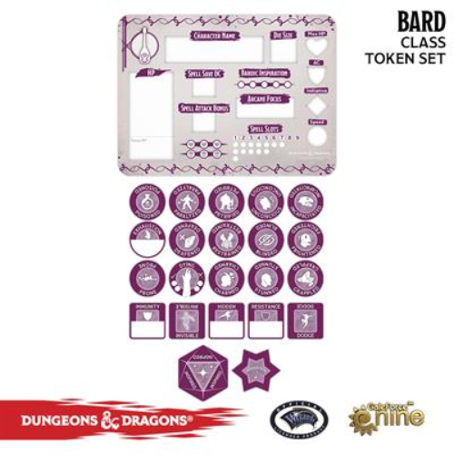 Dungeons & Dragons: Bard Token Set