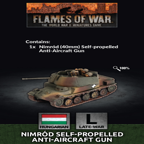 Hungarian Nimrod Self-Propelled Anti-Aircraft Gun