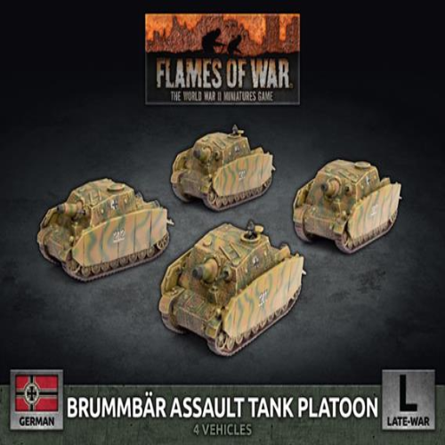 Flames of War Brummbar Assault Tank Platoon