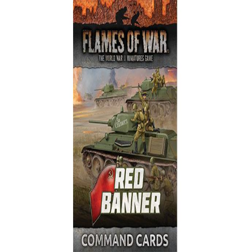 Red Banner Command Cards Pack
