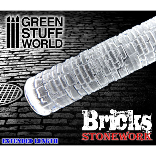 Mattarello Texture Romano Green Stuff World - Per Creare Decorazioni Su Argilla E Stucchi - Foto 1