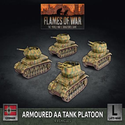 Flames of War Armoured AA Tank Platoon