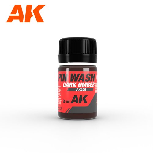 AK Interactive Pin Wash Dark Umber