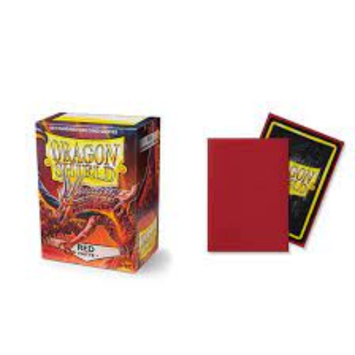 Dragon Shield: Red Matte Sleeves (100) Standard