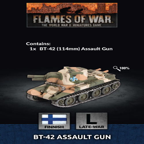 Flames of War Finnish BT-42 Assault Gun