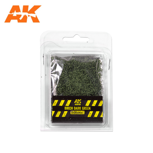 AK Interactive Birch Dark Green Leaves - 28mm 1/72 (Bag 7 grams)