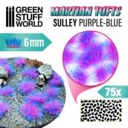 GSW - Sully Purple-Blue 6mm Tuft