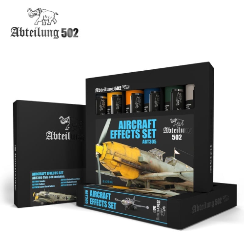 Abteilung 502 High Quality Oil Paints: Aircraft Effects Set