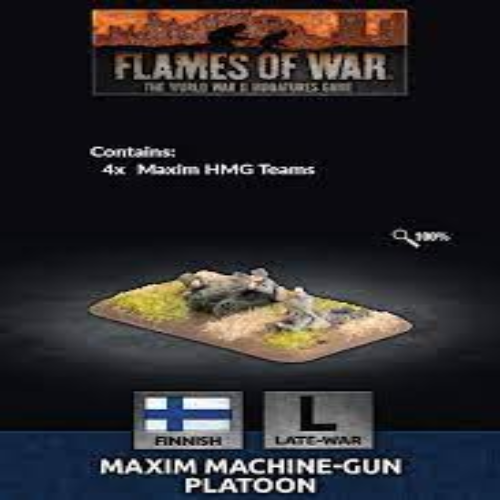 Flames of War Finnish Maxim Machine-Gun Platoon (Late War)