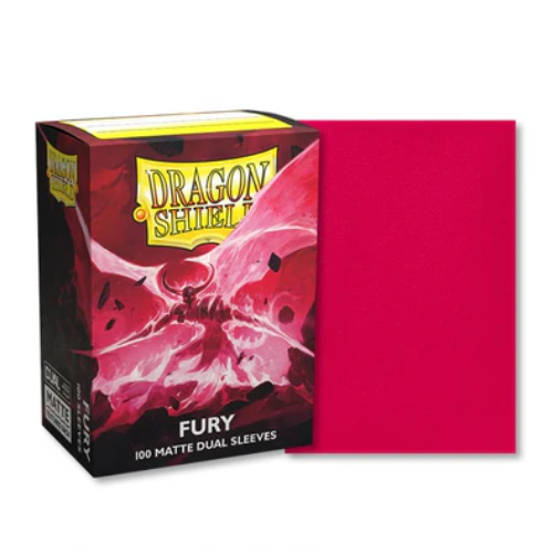 Dragon Shield Fury (Fuchsia) Matte Dual Sleeves: 100
