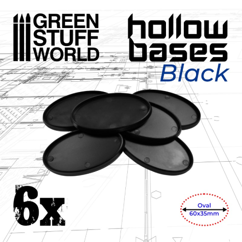 GSW - Hollow Plastic Oval 60x35
