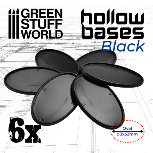 GSW - Hollow Plastic  Oval 90x52mm