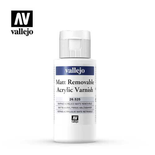 Vallejo Matt Removable Acrylic Varnish 60ml