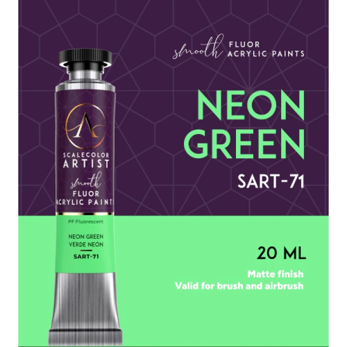 Neon Green Fluor Acrylic Tube