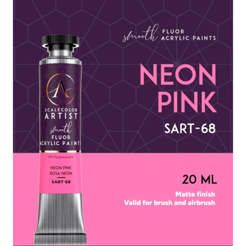 Neon Pink Fluor Acrylic Tube