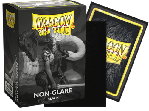 Dragon Shield Non Glare Matte Textured - Black 100