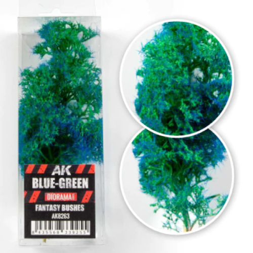 AK Fantasy Bushes 1/35 Blue-Green