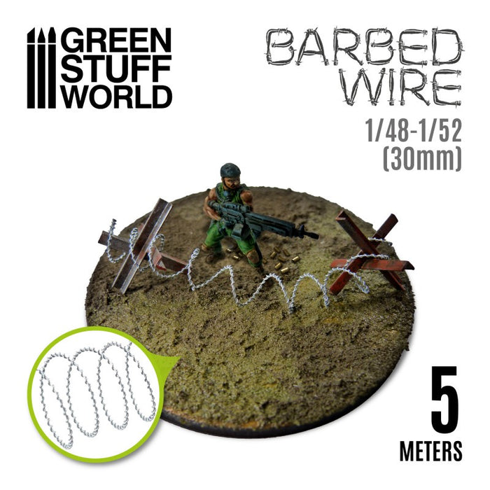 GSW - Barbed Wire 5 Meters (30mm Scale)