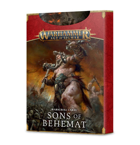 Sons Of Behemat: Warscroll Cards 3rd Edition 2022